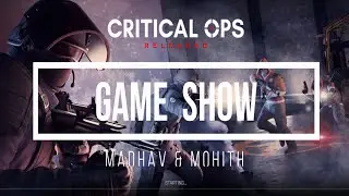 CRITICAL OPS RELOADED | UPDATED | MOBILE GAME | Madhav Tech Games | Game Zone