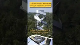 As&iacute; se Dise&ntilde;&oacute; la Torre de Observaci&oacute;n del R&iacute;o Mur | Una Escalera Espiral Escult&oacute;rica en Medio del Bo