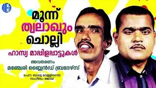 മൂന്ന് ത്വലാഖും ചൊല്ലി | ഹാസ്യ മാപ്പിളപ്പാട്ടുകൾ | Manjeri Blind Brothers | Comedy Album |