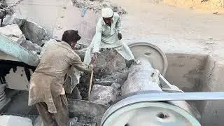 Stone Crusher Machine A Giant At Work  - The Power Of Stone Machine Working In Action #stoneCrusher 