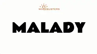 MALADY (noun) Meaning with Examples in Sentences | GRE GMAT LSAT SAT