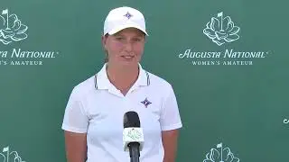 Anna Morgan Wednesday Interview First Round 2022 Augusta National Women's Amateur