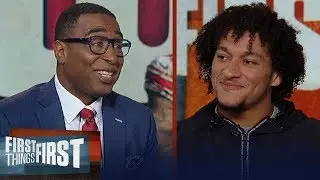 Giants Evan Engram talks OBJ trade, Saquon Barkley's leadership and more | NFL | FIRST THINGS FIRST