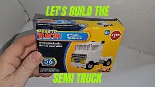 Building the Make It Blocks Semi Truck Video No Commentary #unboxing