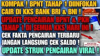 KOMPAK ! BPNT TAHAP 1 DIKABARKAN CAIR DI KKS BRI & BNI !? BUKTI STRUK VIRAL ! CEK FAKTA PENCAIRAN !