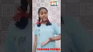 SPEECH ON FIT INDIA MOVEMENT BY CADET TANISHA VERMA