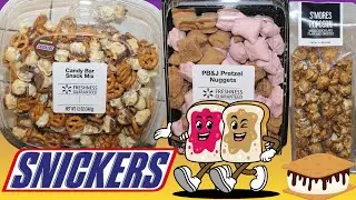 Freshness Guaranteed Snickers Snack Mix and PB&J Pretzel Nuggets, Hampton Popcorn Co. S&rsquo;mores