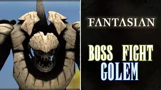 Fantasian - Golem (lv.42) Boss Fight