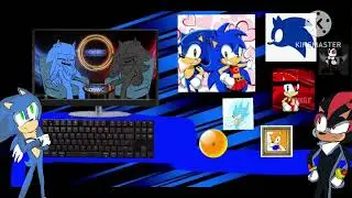 Sonic and shadow reacting to the interview 