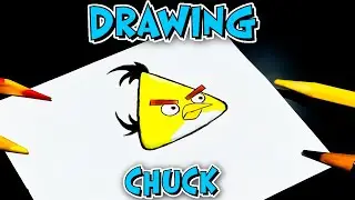 Drawing Chuck - How To Draw Chuck - Angry Birds