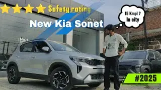 😧Kia Sonet quick Review 2025 || ⭐⭐⭐⭐ safety rating #kia2025 #kia