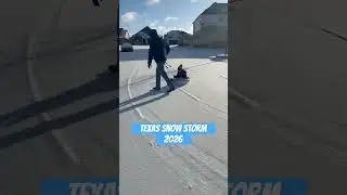Texas snow storm 2026. #weather #snow #texas #trending