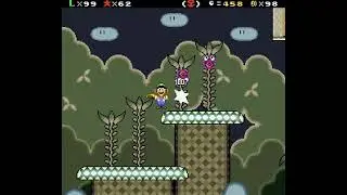Super Mario World: The Princess Rescue 2 - Luigi's Journey! - Hoopster Groove (Key Way)