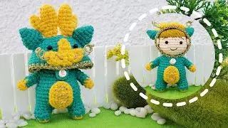 How To Crochet Dragon Costume | Amigurumi Tutorial | Animal Costume | SpringDay DIY