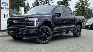 2025 Ford F-150 Lariat + Dual Panel Moonroof, Pro Access Tailgate Review | Island Ford 25636