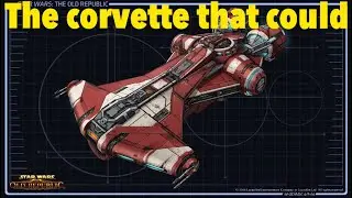 The defender-class light corvette | this vessel could play the role of a starfighter!