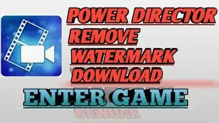 how to remove watermark. power director