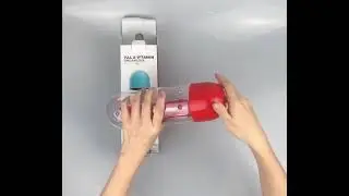 Water Bottle with Weekly Pill Holder