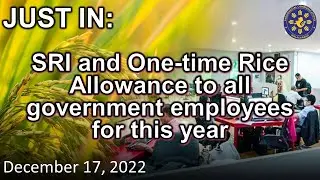 SRI 2022 and Rice Incentive Update