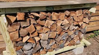 How To Build a Fire Wood Storage Shelter Thingy!