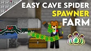 MINECRAFT LIVE STREAM CAVE SPIDER SPAWNER XP FARM||