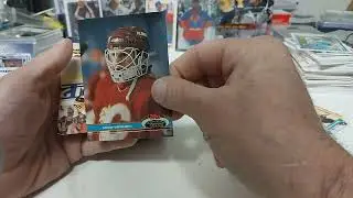 Opening 1991 Topps Stadium Club Hockey cards