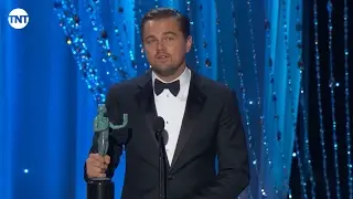 Leonardo DiCaprio I SAG Awards Acceptance Speech 2016 I TNT