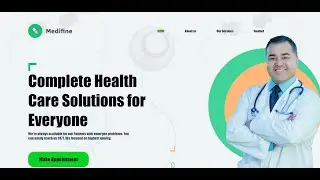 How to Create a Pharmaceutical Website Using HTML and CSS | Full Stack Developer 2022 #clone