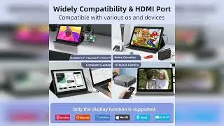 Review: 10.1inch Touchscreen Monitor, 1280x800 Dual-Speaker HDMI Portable Monitor for PC/Lapto...