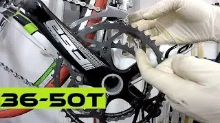 Kompaktowa korba może obniżać jakość zmiany biegów - test. 39/53T vs 34/50T