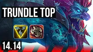 TRUNDLE vs JAX (TOP) | 8/0/1, 7 solo kills, Legendary | EUNE Diamond | 14.14