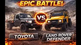 EPIC OFF-ROAD BATTLE 🚙💥 Toyota vs Land Rover Defender | 4x4 Showdown