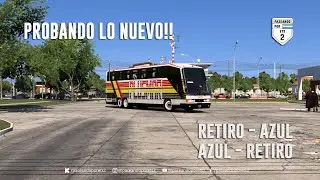 RECORRIENDO LO NUEVO DE MAPA CEIBO!!🚌🫡| RETIRO - AZUL! | ETS 2 MAPA CEIBO | NO ES SIMULADO.