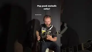 Pop punk melodic solos! #guitars