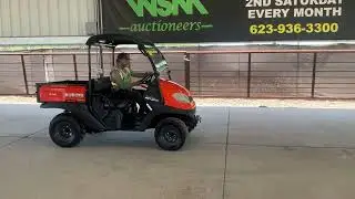 2017 Kubota RTV 500 Utility Cart For Virtual Auction June 8th, 2024