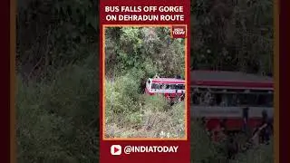 Uttarakhand News: Bus Falls Into Gorge On Mussoorie-Dehradun Road: 22 Injured 3 Serious #shorts