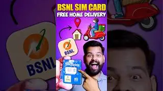 BSNL 5G SIM Card Free Home Delivery Service 2025 #shorts