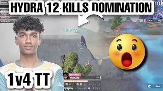 Hydra 12 Kills Domination In Skyesports champion series🐉 | Hydra Duora 1v4 Team Tamilas | Skyesports