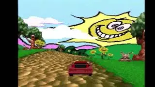 Road Race (aka Grease and Grudge) 3DO racing game tech demo playthrough from Sampler CD  (1993)