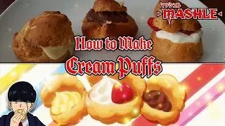 How To Make Cream Puffs with 3 Fillings | Mashle: Magic and Muscles | Anime Recipes