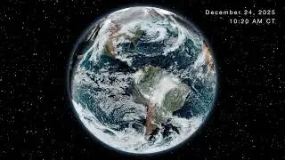 Earth View from Space &bull; December 24, 2025 &bull; Orbital Signal