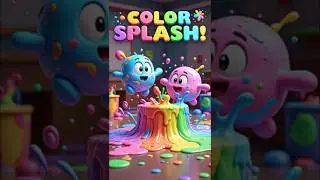 Blob School S2E8: Color Splash Blob Song 🎨 | Fun Learning Colors for Toddlers!