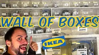 VIEL STAURAUM f&uuml;r wenig Geld - Werkstatt makeover #ikeahack