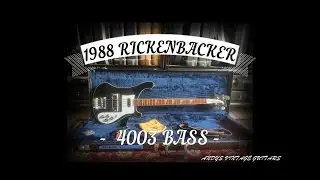 1988 RICKENBACKER 4001 BASS - JETGLO FINISH - Andy's Vintage Guitars