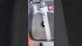 360-degree rotating faucet adapter with water filter. #faucetadapter #faucet