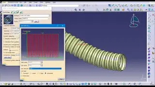 [CATIA V5] 5. Law 기능을 활용한 플렉서블 튜브(flexible tube) 모델링