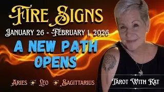 Aries &bull; Leo &bull; Sagittarius &mdash; A New Path Opens! Two Aces + The Tower + The Star ✨TikTok Live Jan 24
