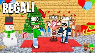 HO FATTO I REGALI DI NATALE AI MIEI AMICI nella BIG VANILLA su MINECRAFT!