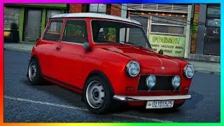 GTA 5 ONLINE: NEW 1959 OLD SCHOOL MINI COOPER DLC CAR CUSTOMIZATION & UPGRADES! (Weeny Issi Classic)