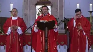 Procesi&oacute;n de Ramos y Eucarist&iacute;a Solemne, Domingo de Ramos Padre Pedro Justo Berr&iacute;o